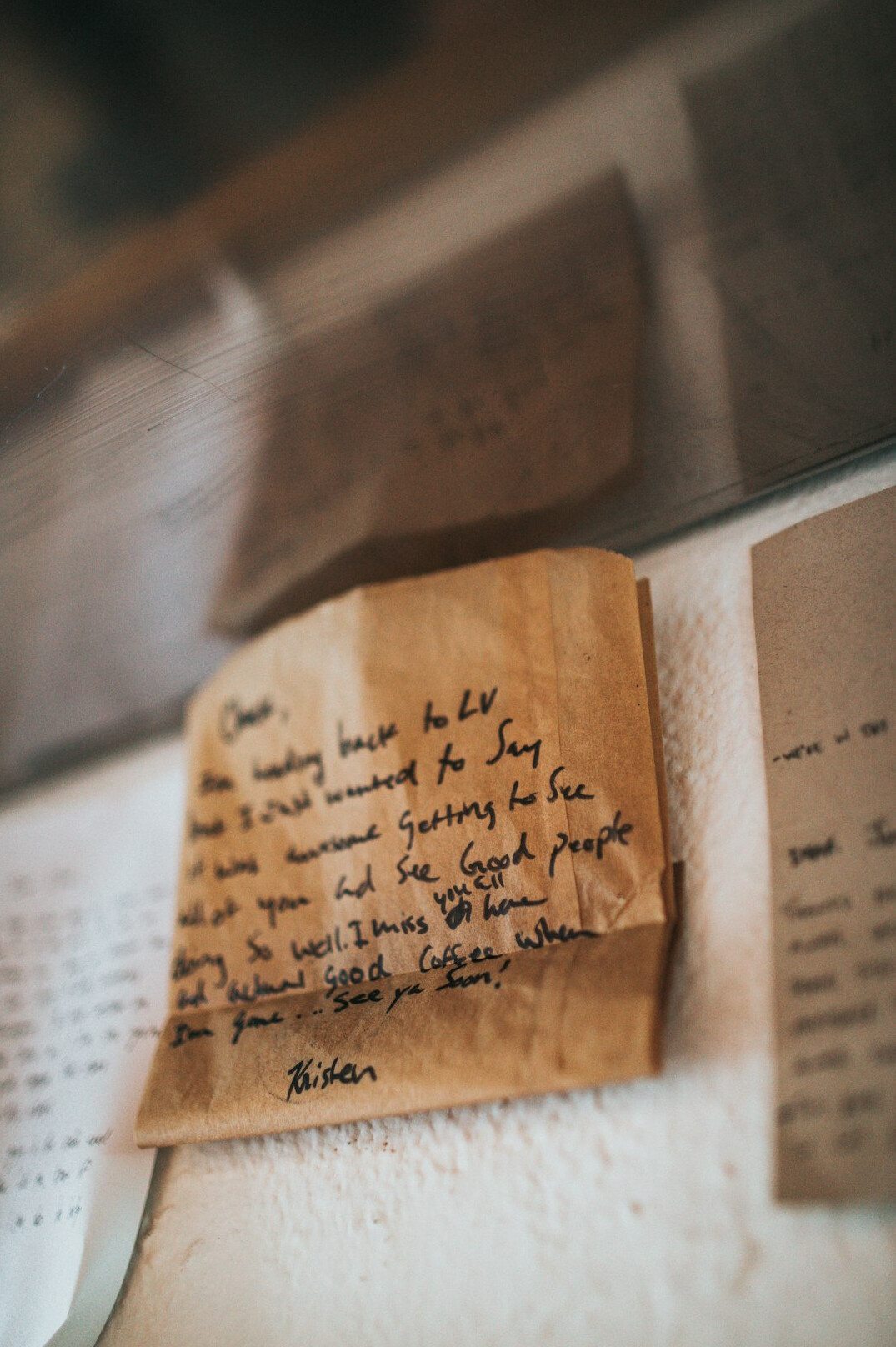 old handwritten letters